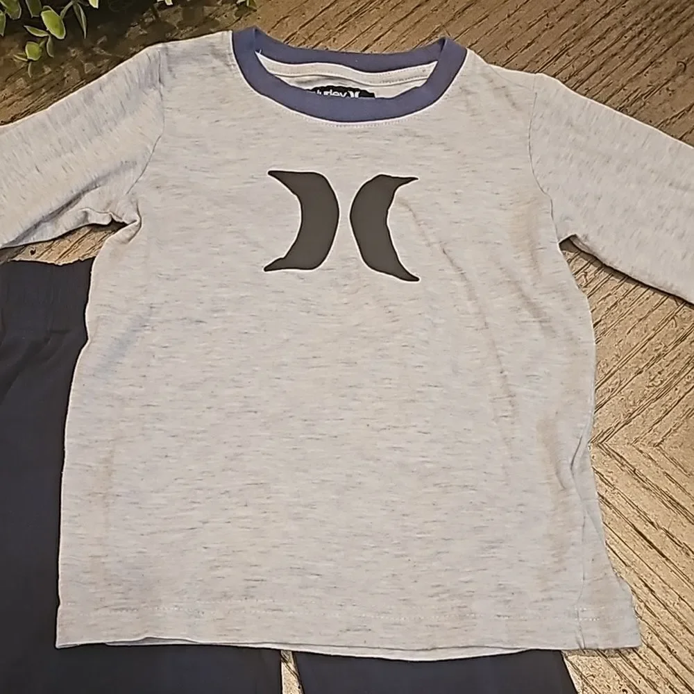 5T pants and shirt long sleeve Hurley